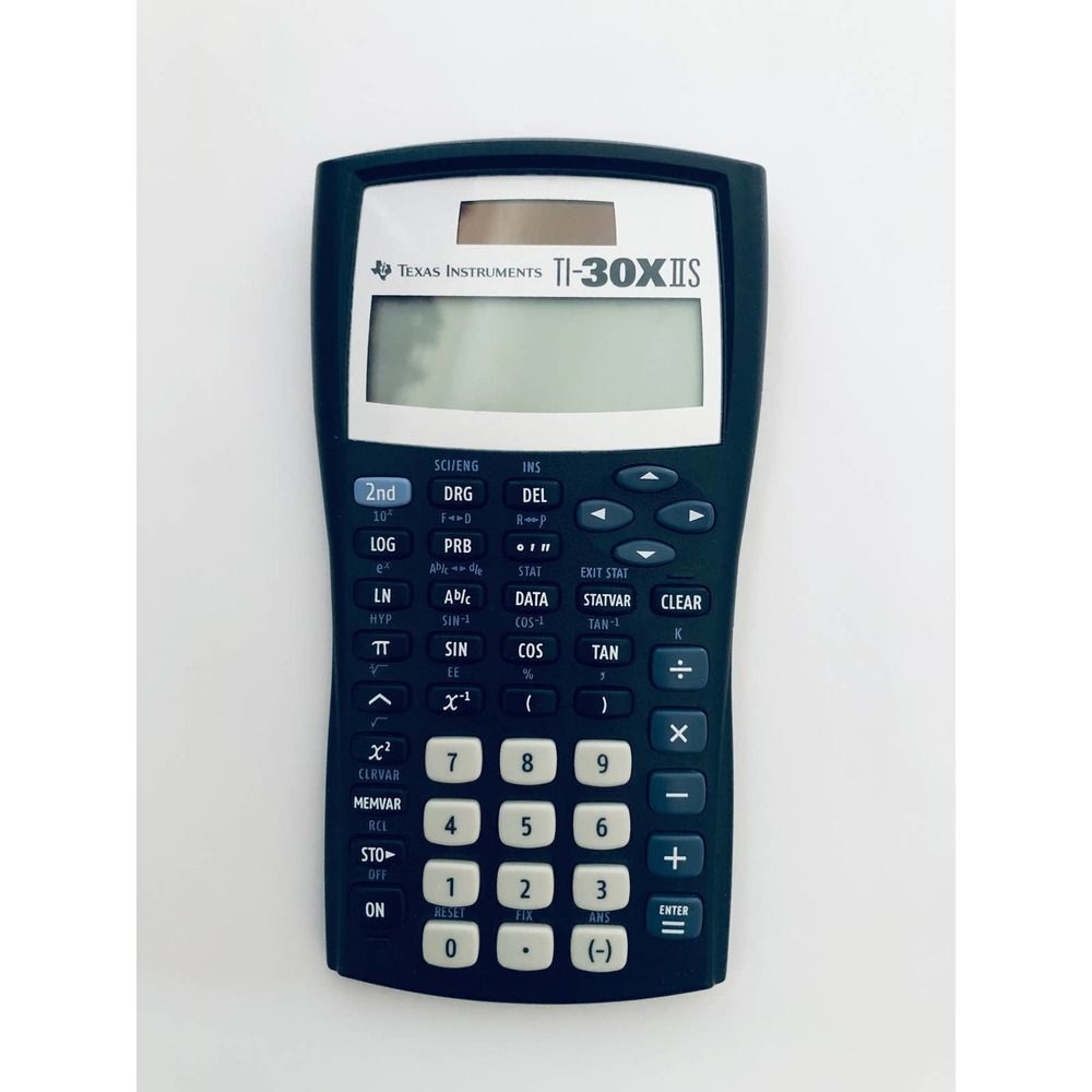 B1D Texas Instruments TI-30X IIS Scientific blue calculator